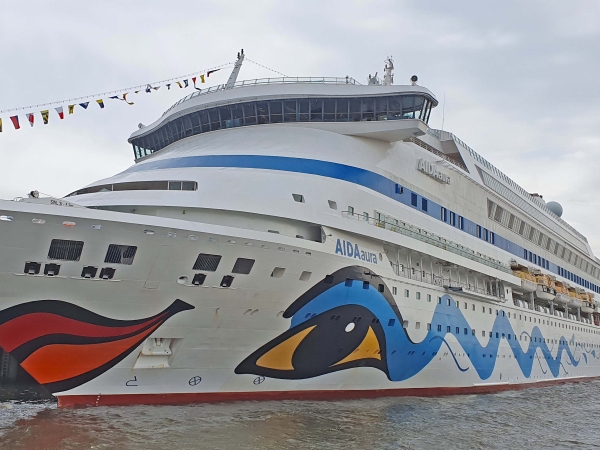 MS AIDAaura of AIDA Cruises during her last season