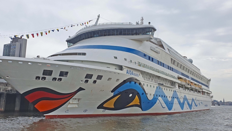 MS AIDAaura of AIDA Cruises during her last season