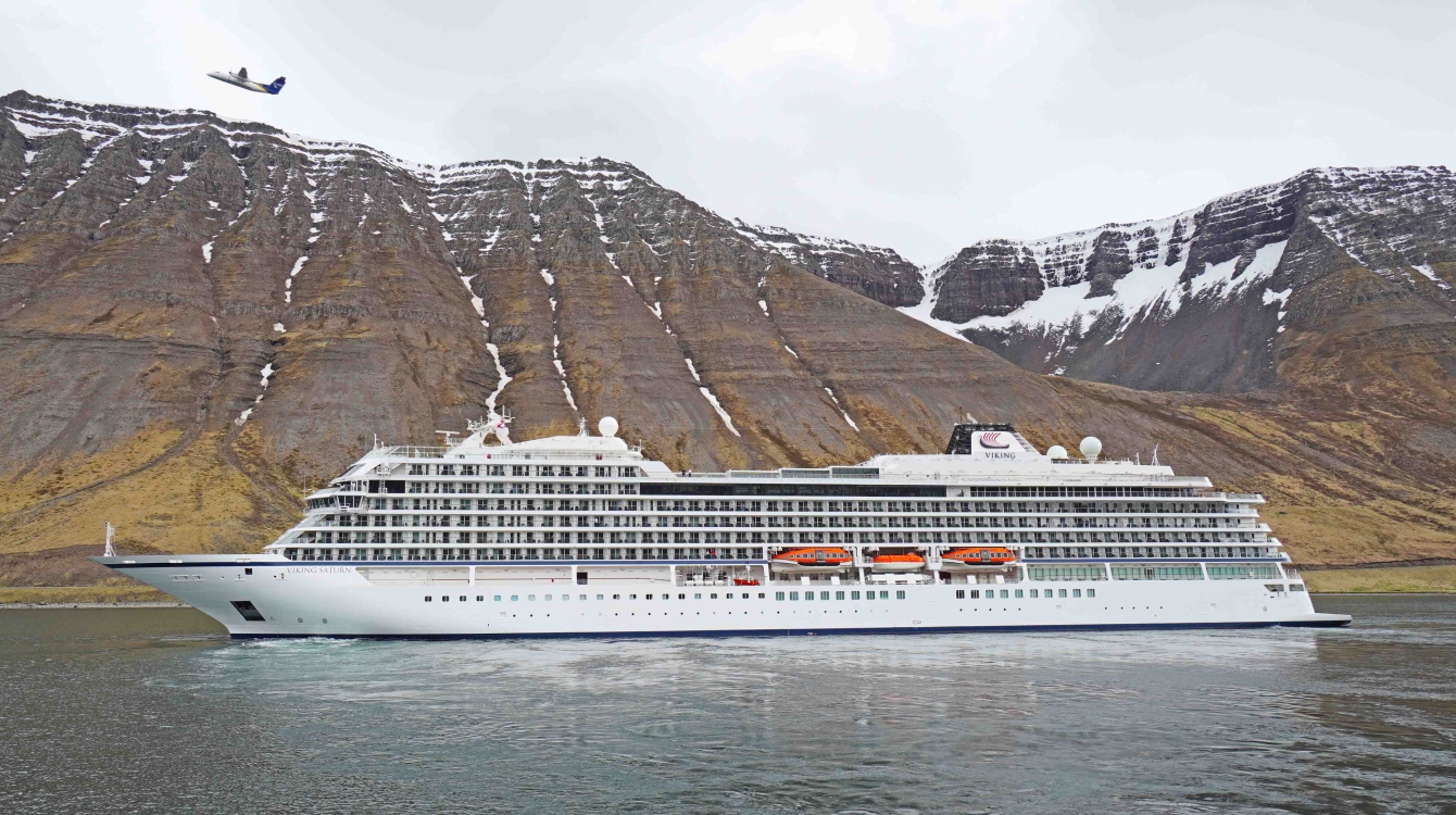 MS Viking Saturn of Viking Ocean Cruises on her maiden voyage