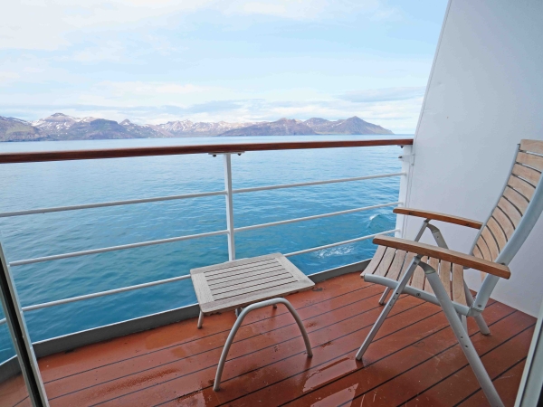 MS Seaventure Cabin 611 Balcony of Iceland Pro Cruises 
