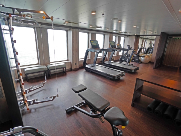 MS World Voyager Atlas Ocean Voyages nicko cruises Gym