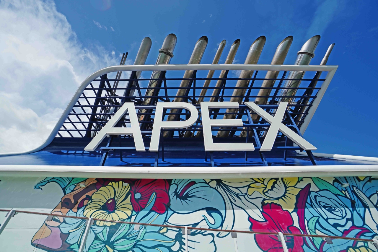 MS Celebrity APEX Celebrity Cruises Funnel