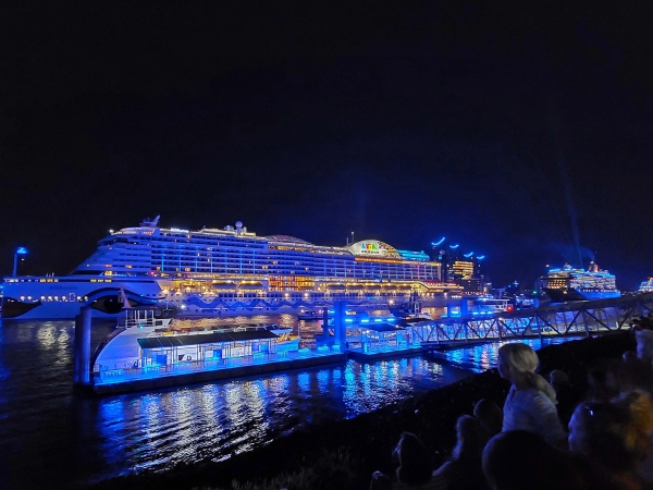 MS AIDAprima of AIDA Cruises during Hamburg Cruise Days Blue Port