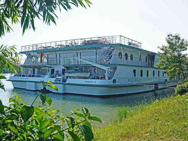 MS Riverside Mozart stern of Riverside Luxury Cruises