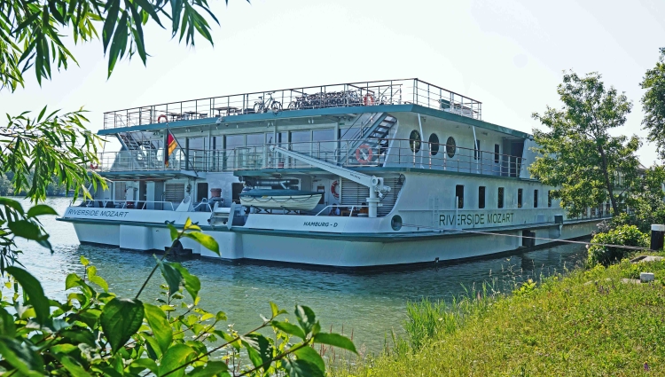 MS Riverside Mozart stern of Riverside Luxury Cruises
