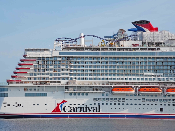 MS Carnival Jubilee of Carnival Cruise Line under construction at the Meyer Werft