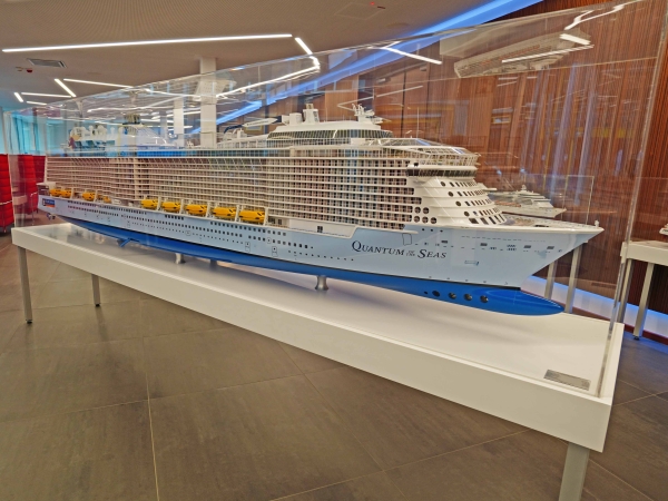 Modell of MS Quantum of the Seas of Royal Caribbean