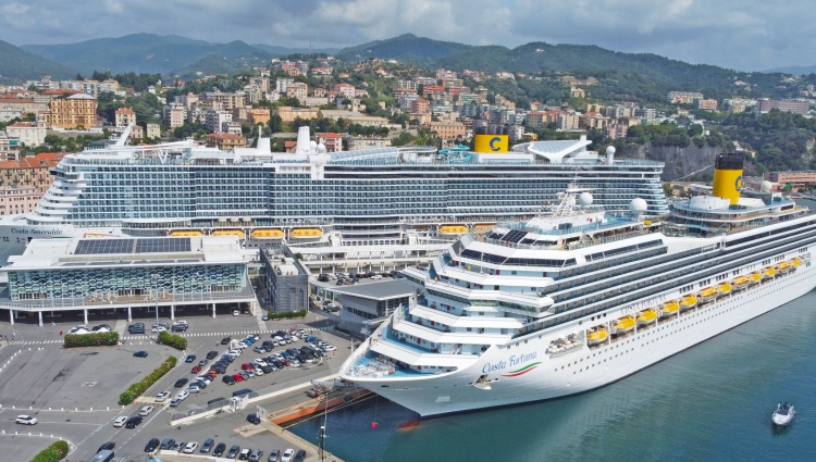 MS Costa Fortuna Costa Smeralda of Costa Cruises