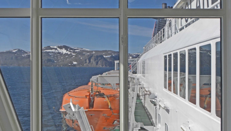 MS Polarlys Lounge of Hurtigruten