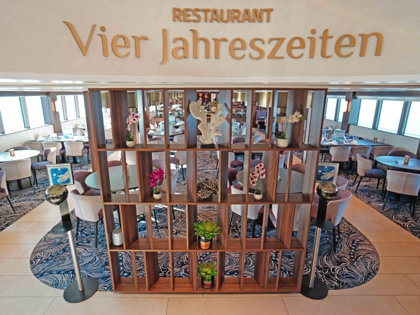 MS Annika Phoenix Reisen Restaurant Vier Jahreszeiten