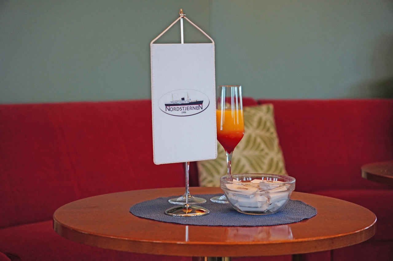 MS Nordstjernen of Vestland Classic Wimpel Anstossen