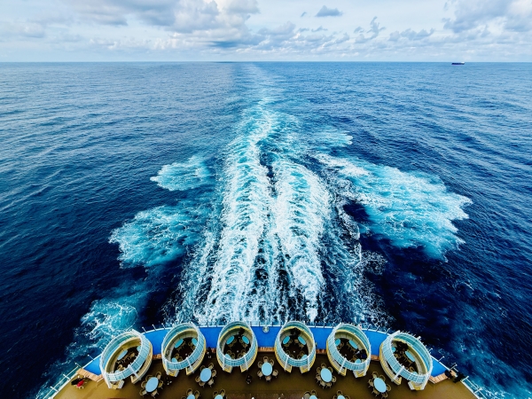 MS Costa Smeralda of Costa Cruises enroute