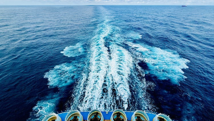 MS Costa Smeralda of Costa Cruises enroute