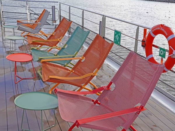 MS Riverside Debussy Sundeck of Riverside Luxury Cruises