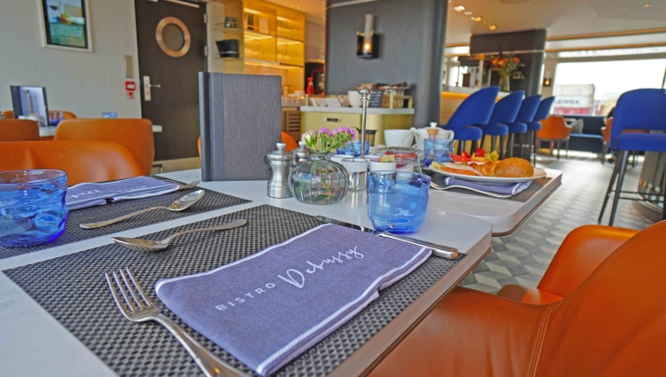 MS Riverside Debussy Bistro of Riverside Luxury Cruises