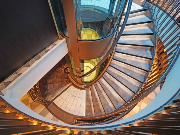 MS Riverside Debussy Atrium of Riverside Luxury Cruises