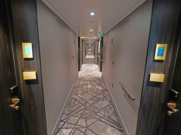 MS Riverside Debussy Corridor of Riverside Luxury Cruises