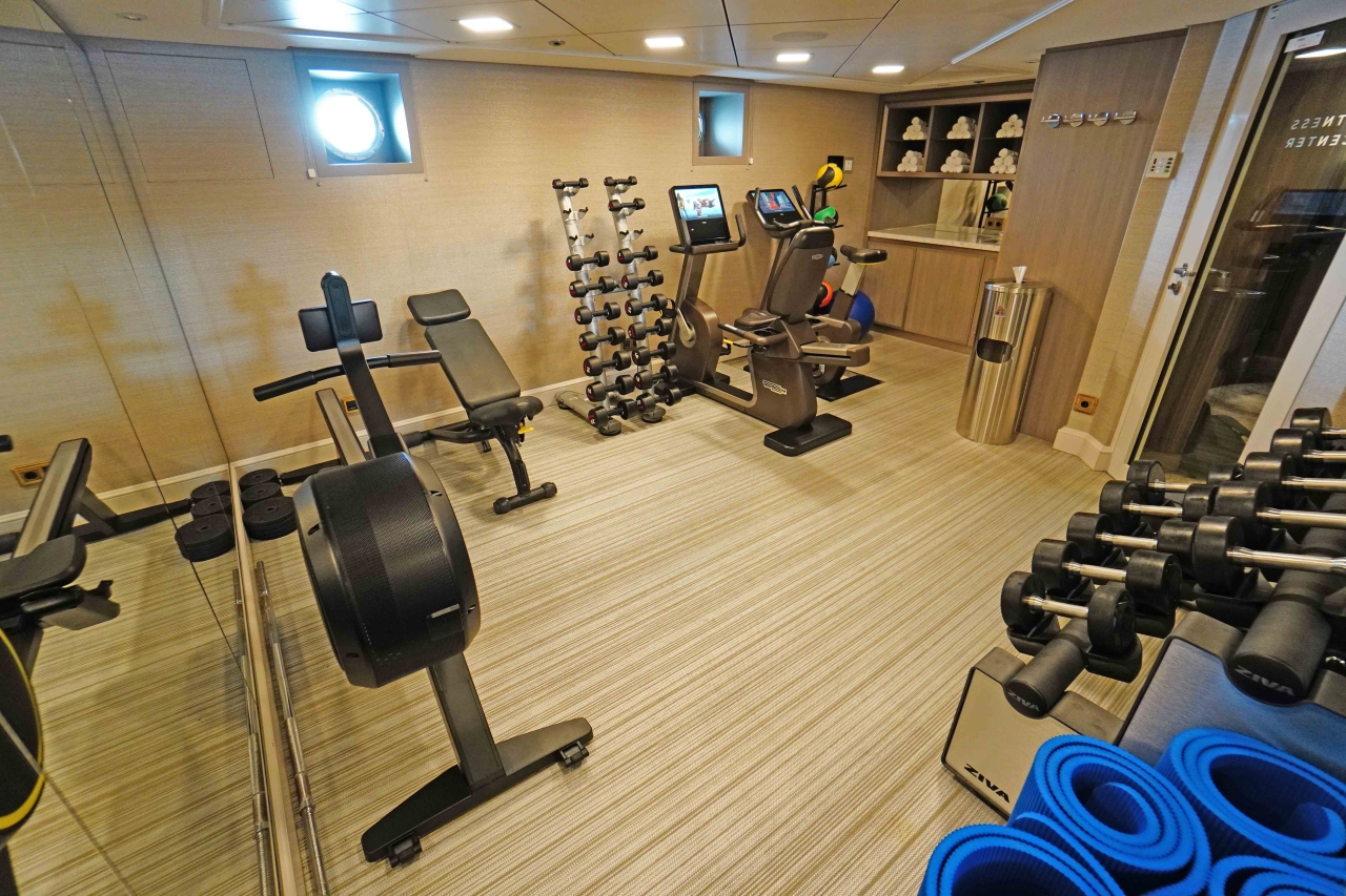 MS Riverside Debussy Gym of Riverside Luxury Cruises