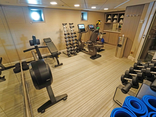 MS Riverside Debussy Gym of Riverside Luxury Cruises