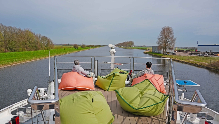 MS Riverside Debussy Sundeck of Riverside Luxury Cruises