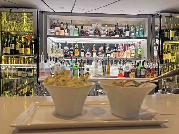 MS Riverside Debussy Palmcourt Bar of Riverside Luxury Cruises