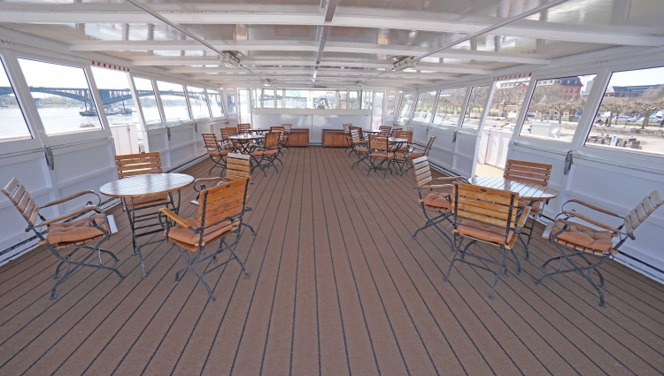 MS Rhein Prinzessin Sonnendeck of Phoenix Reisen Bonn