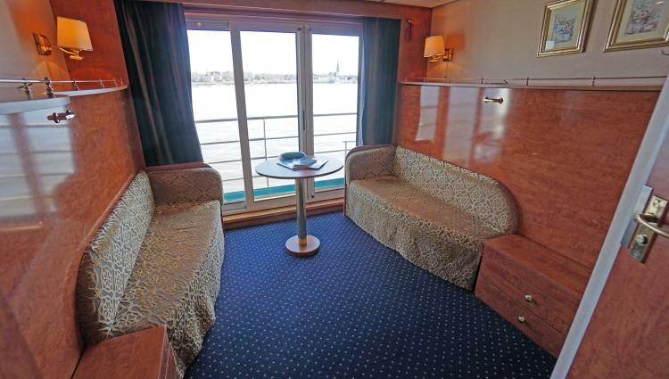 MS Rhein Prinzessin Komfort-Balkonkabine of Phoenix Reisen Bonn