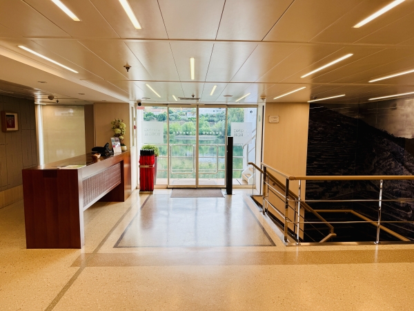 MS Viking Torgil Lobby of Viking RIver Cruises