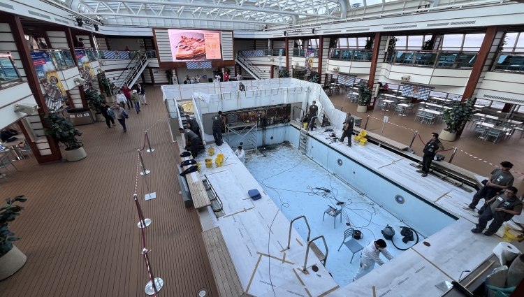 MS Costa Favolosa of Costa Croicere Indoor Pool