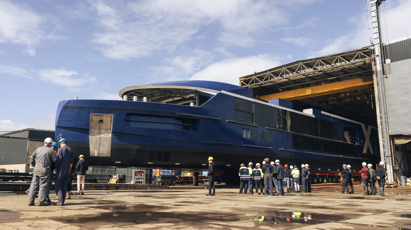 MS Celebrity Compass of Celebrity River Cruises Float Out