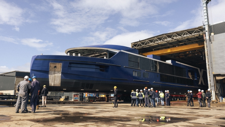 MS Celebrity Compass of Celebrity River Cruises Float Out