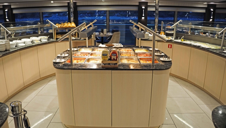 MS nickoVISION of nicko cruises Breakfast Buffet